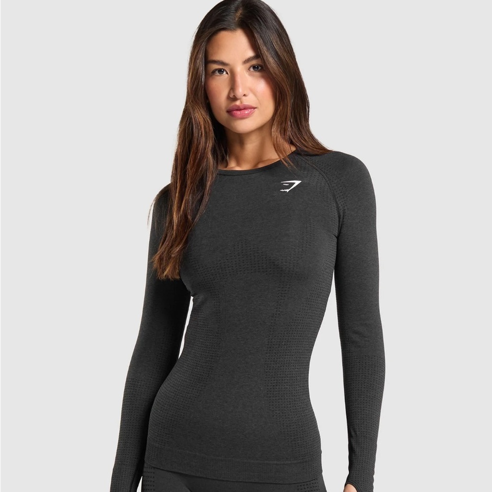 Gymshark Charcoal Long Sleeve Top
